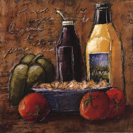 Framed Rustic Kitchen IV Print