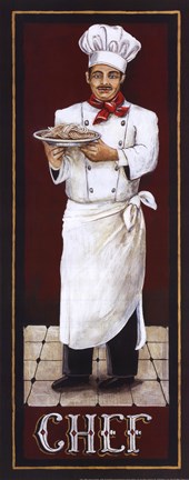 Framed Chef Print