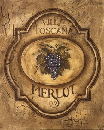 Framed Merlot - Mini Print
