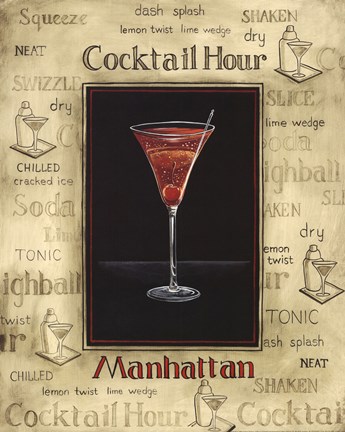 Framed Manhattan Print