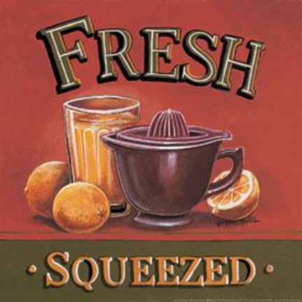 Framed Fresh Squeezed Print