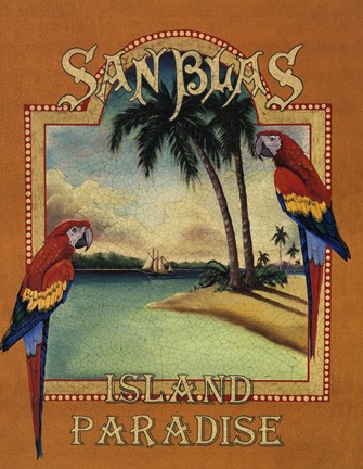 Framed San Blas Print