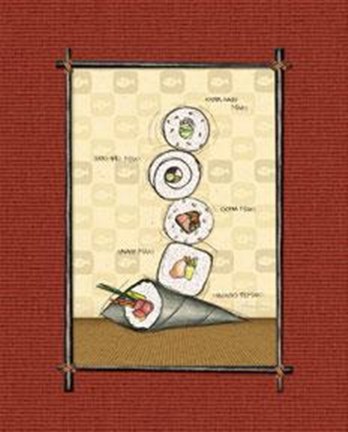 Framed Sushi II Print