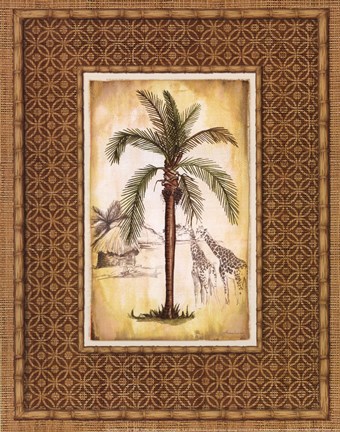 Framed South Palm IV - Mini Print