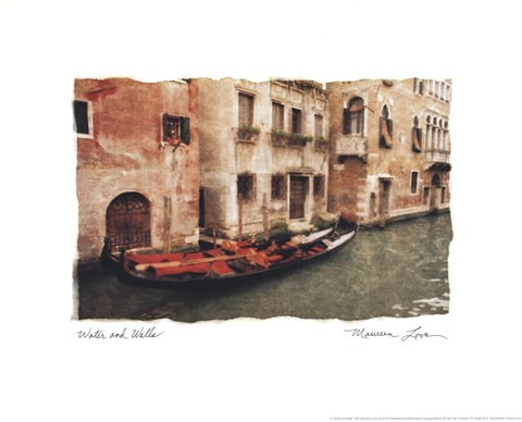 Framed Water And Walls Print