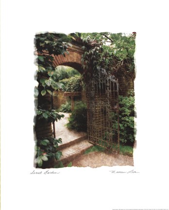 Framed Secret Garden Print