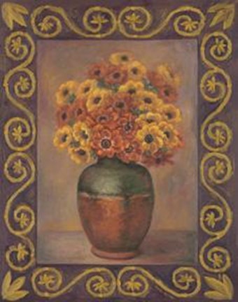 Framed Anemones Print