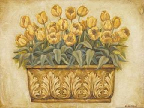 Framed Yellow Tulips Print