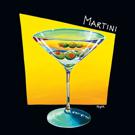 Framed Martini - Mini Print