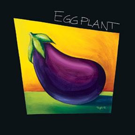 Framed Eggplant - Mini Print