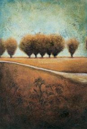 Framed Abstract Landscape I Print