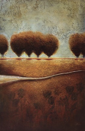 Framed Abstract Landscape II Print
