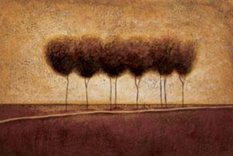 Framed Abstract Landscape III Print