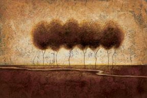 Framed Abstract Landscape IV Print