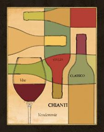 Framed Wine Cellar I Print