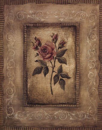 Framed Savin Rose Print