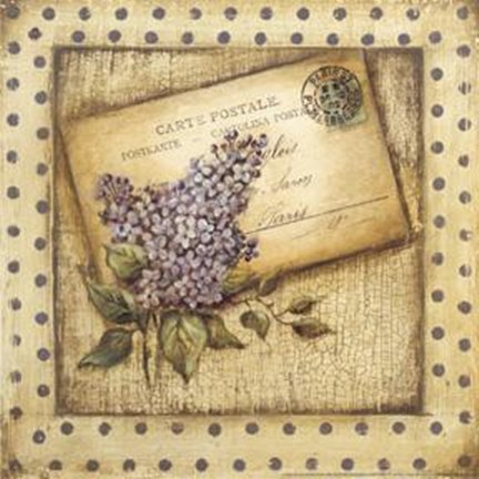Framed Paris Lilac Print