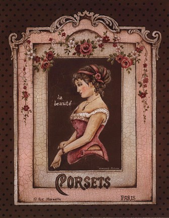 Framed Corsets II - Mini Print
