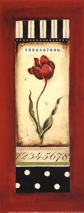 Framed Belgian Tulip II - Petite Print