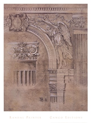 Framed Arch Spandrel #2 Print