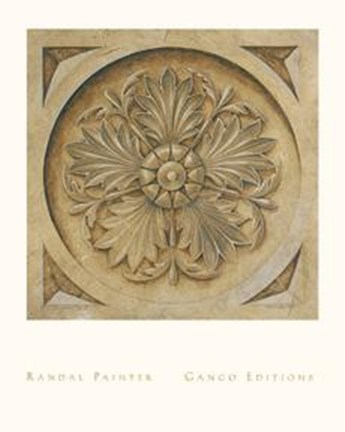Framed Rosette II Print