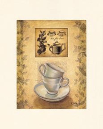 Framed Tea For Two Print