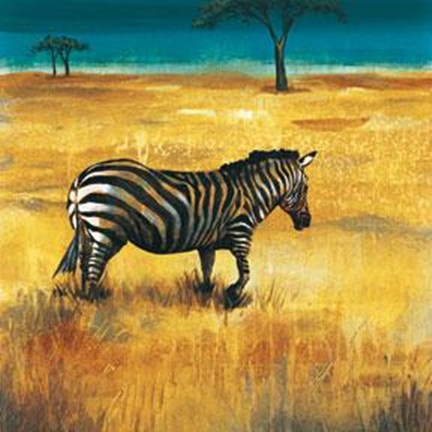 Framed On The Plains I Print