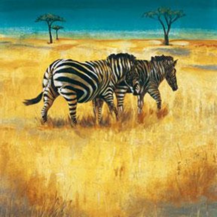 Framed On The Plains II Print
