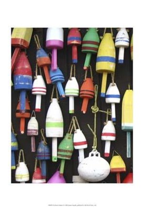 Framed Northeast Harbor I Print