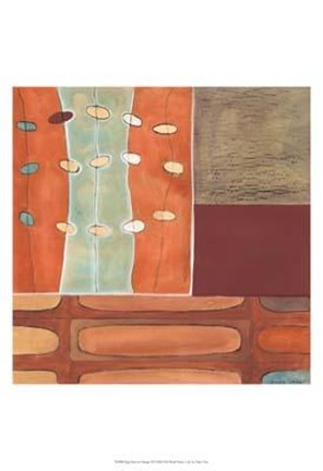 Framed Egg Hunt In Orange II Print