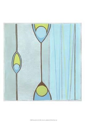 Framed Peacock Be-Bop II Print