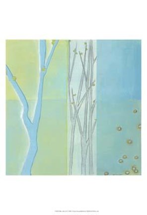 Framed Blue Arbor II Print