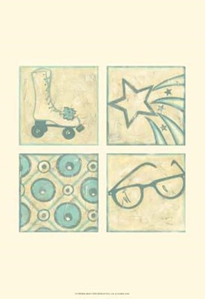 Framed Roller Rink Print