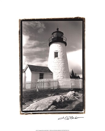 Framed Pemaquid Point Light, Maine I Print