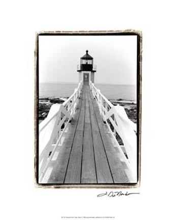 Framed Marshall Point Light, Maine Print