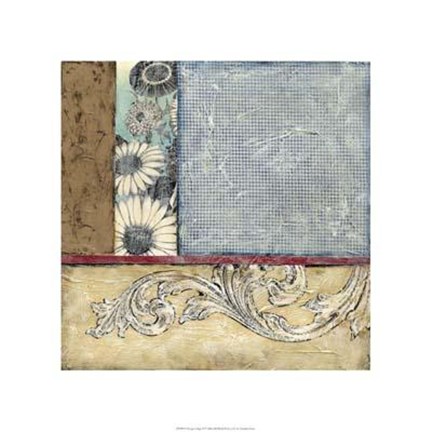 Framed Vintage Collage II Print