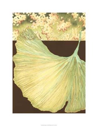 Framed Filigree Ginkgo I Print