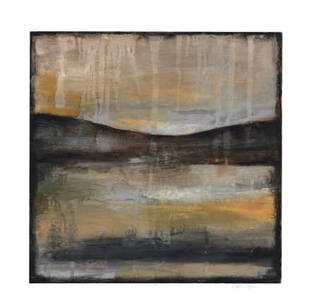 Framed Misty Horizon II Print