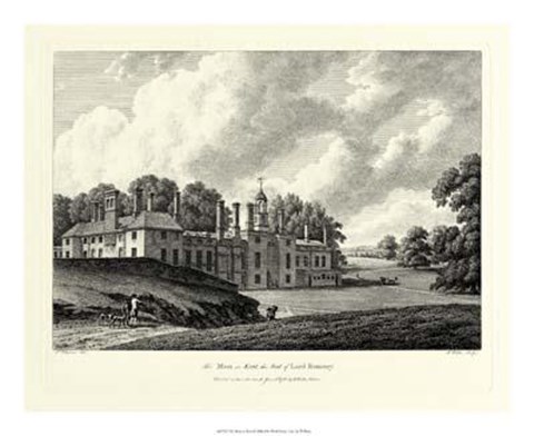 Framed Moat In Kent Print