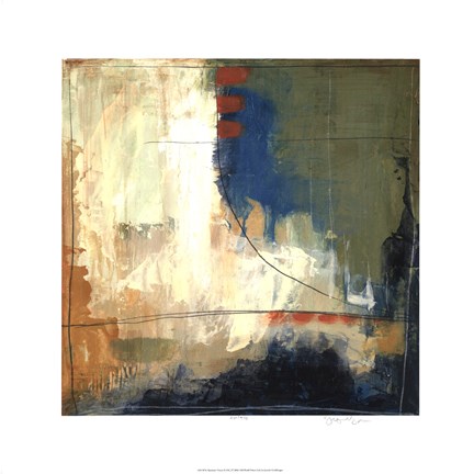 Framed Maritime Vision II Print