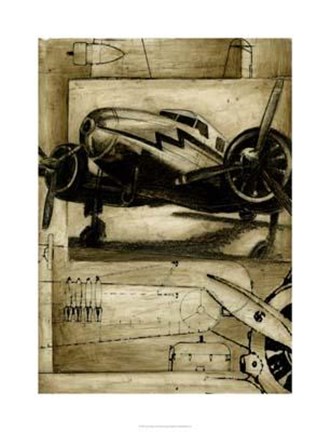 Framed Trans America I Print