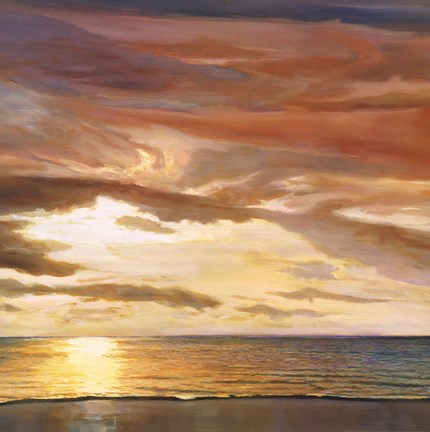 Framed Quiet Horizon II Print