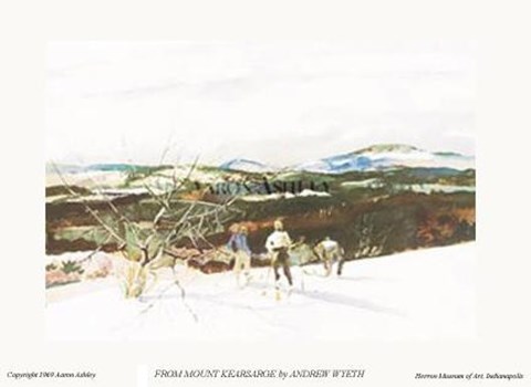 Framed From Mt. Kearsarge Print