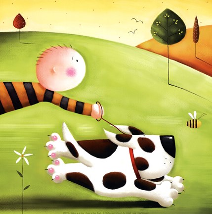 Framed Walkies Print