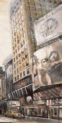 Framed Times Square III Print