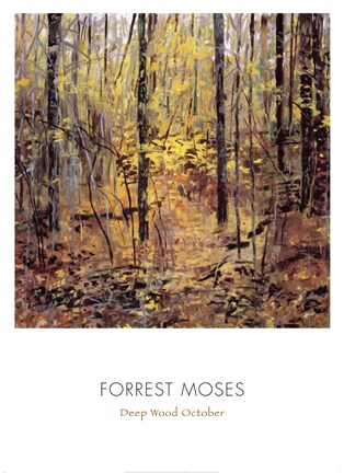 Framed Deep Wood October Print