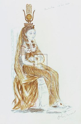 Framed Designs for Cleopatra Xxvi Print