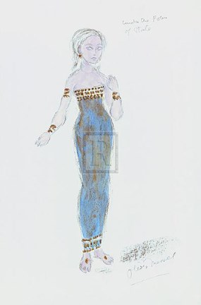 Framed Designs for Cleopatra Xxix Print