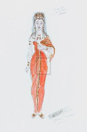 Framed Designs for Cleopatra Xxxix Print