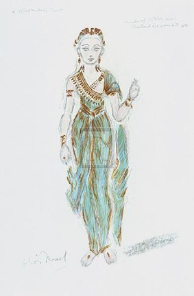 Framed Designs for Cleopatra Xlvii Print